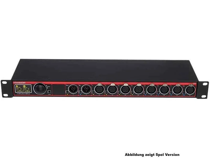 Swisson XPD-28-5R2 (Rack), RDM-DMX-Splitter