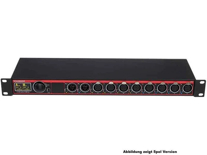 Swisson XPD-28-5R6 (Rack), RDM-DMX-Splitter