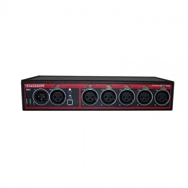 SWISSON XSP-3B – DMX Splitter, Box, 5 outputs, 3pin XLR – B-STOCK