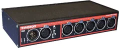 Swisson XSP-5B, DMX-Splitter 5pol. in/out, 5 x 5pol. out