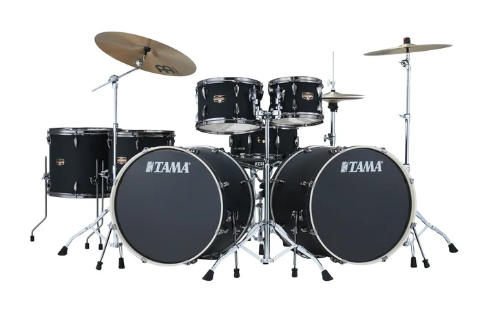 Tama IMPERIALSTAR Double Bass Kit Blacked out Black – IP72ZH8WBNBOB