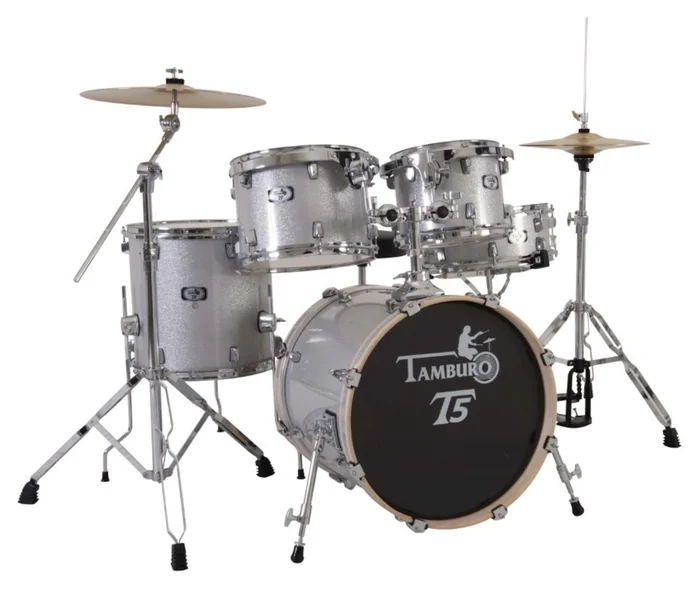 Tamburo T5S18SLSK Schlagzeug Komplettset Silver Sparkle