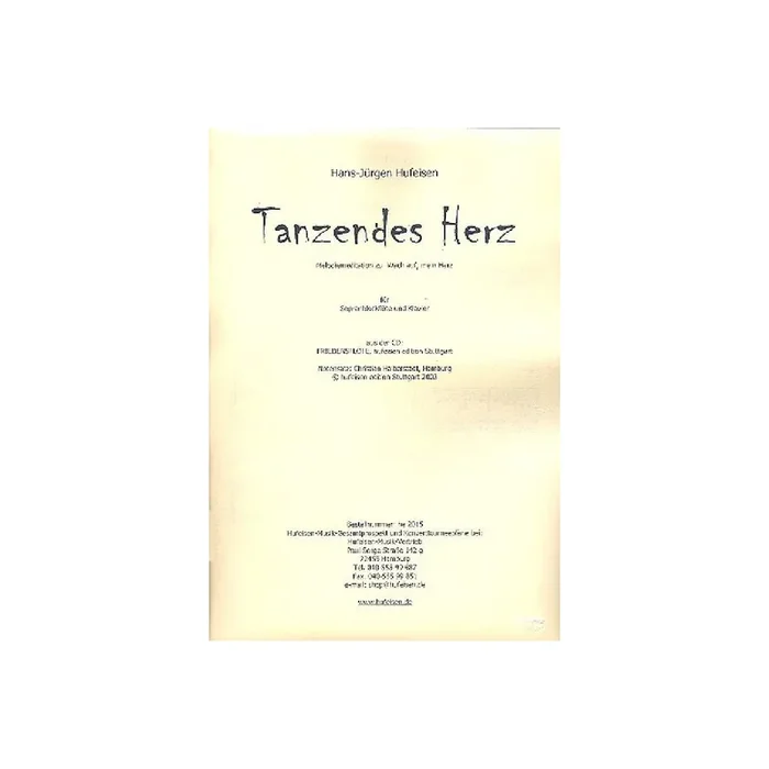 Tanzendes Herz für Sopranblockflöte