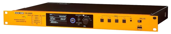 Tascam CG-2000 – Masterclock-Generator, Taktraten bis 10 MHz, 4 Videos