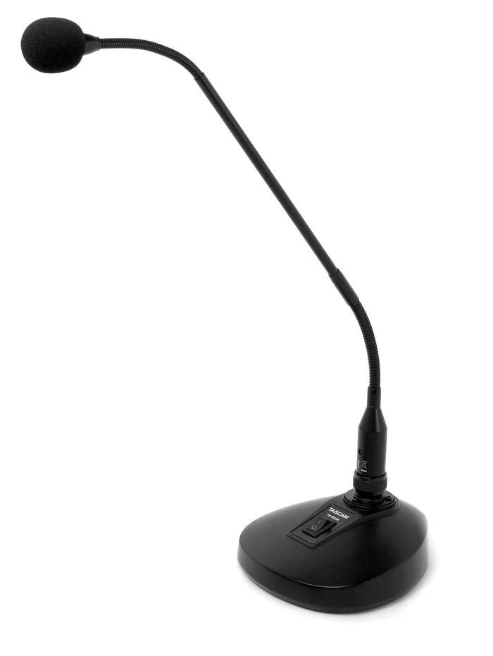 Tascam TM-95GN – Schwanenhals-Kondensatormikrofon mit Tischstativ