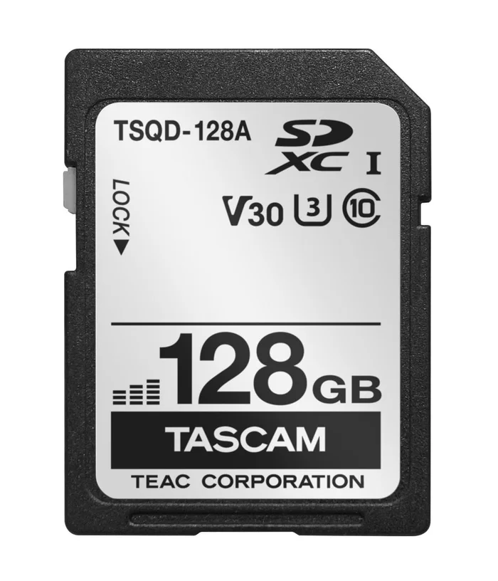 Tascam TSQD-128A – 128 GB SD-Speicherkarte