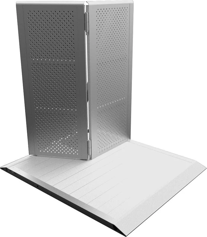 Tego Pro Crash Barrier – gerades Element mit Halbtür Öffnung links