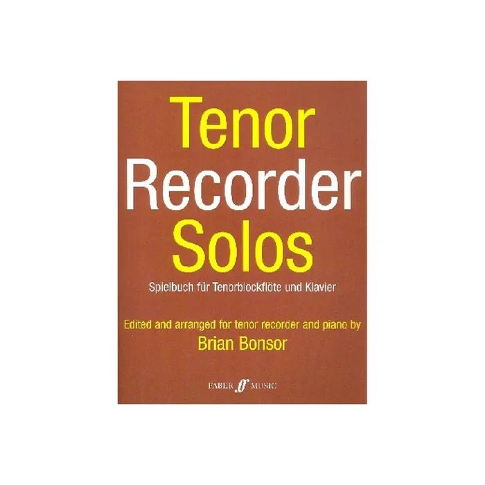Tenor Recorder Solos Spielbuch