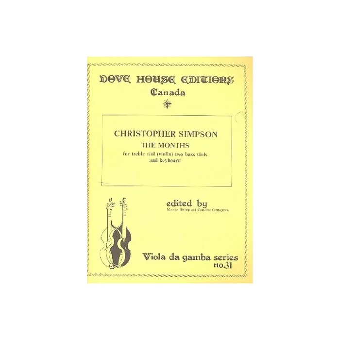 The Months for treble viol (violin),