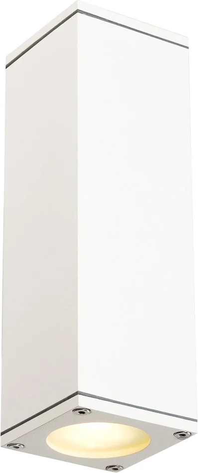 THEO UP/DOWN OUT GU10 Wandleuchte, eckig, weiss, max. 2x35W