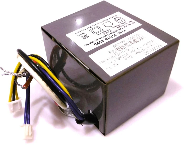 Trafo Sec.: 12,7V/600mA 14,8V/500mA Pri: 115V/230V (EI48-35 FXM6500) CM-53