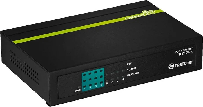 TrendNet TPE-TG44G, Power-over-Ethernet-Gigabit-Switch