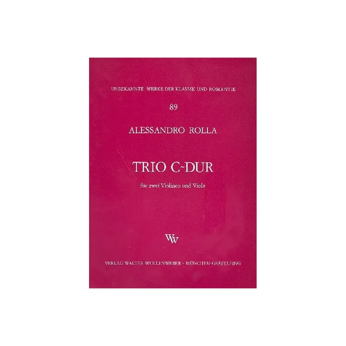 Trio C-Dur für 2 Violinen und Viola