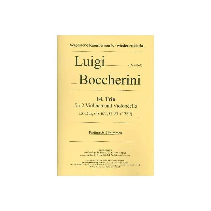 Trio Es-Dur Nr.14 op.6,2 G90