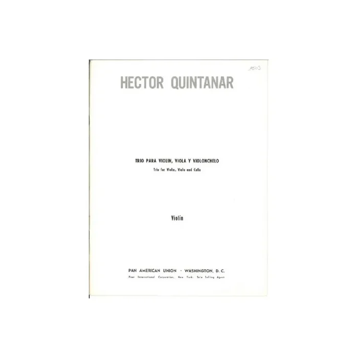 Trio for violin, viola and