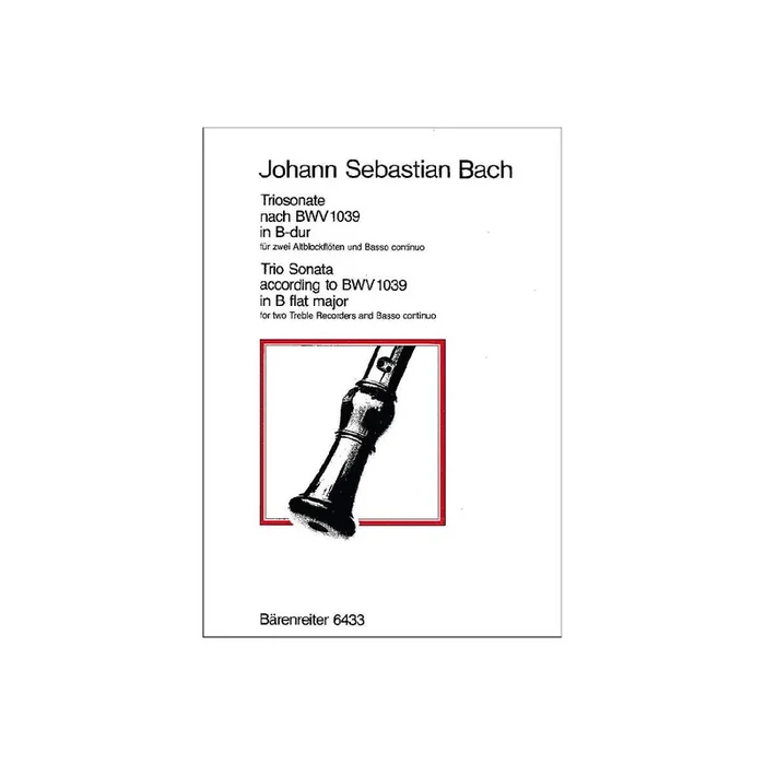 Triosonate B-Dur nach BWV1039