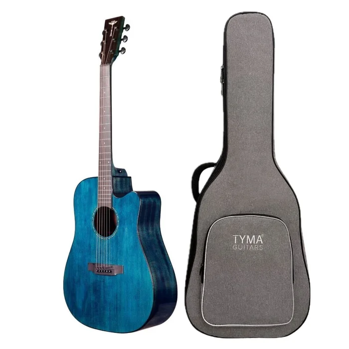 Tyma D-3CE CB Westerngitarre blue