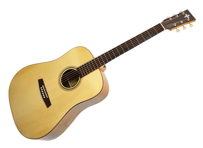 Tyrone SILVER D Walnuss Satin Westerngitarre