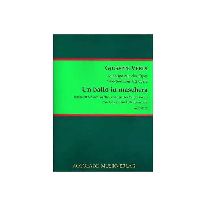 Un ballo in maschera (Auszüge)