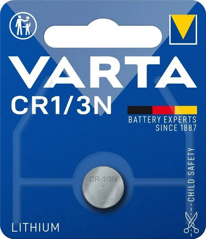 VARTA CR1/3N (6131) Batterie, 1 Stk. Blister, Lithium-Knopfzelle, 3 V