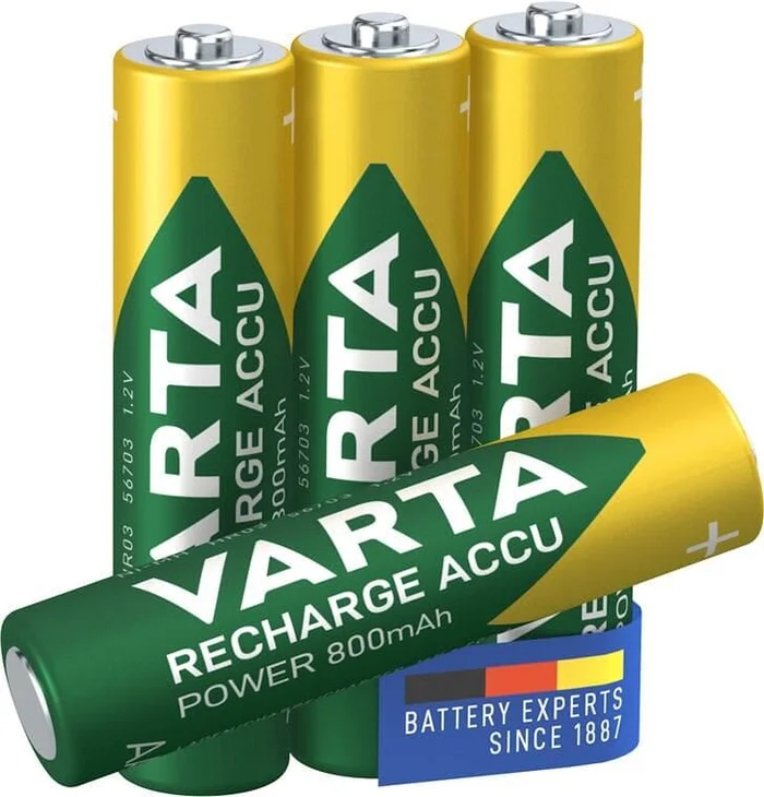 Varta Ready to Use AAA (Micro)/HR03 (56703) – 800 mAh – LSD-NiMH Akku (Ready-to-Use), 1,2 V