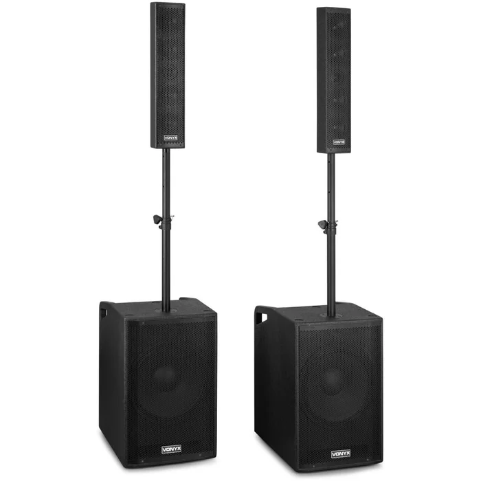 Vonyx VX1080BT Aktivlautsprecher System 2.2 mit Bluetooth