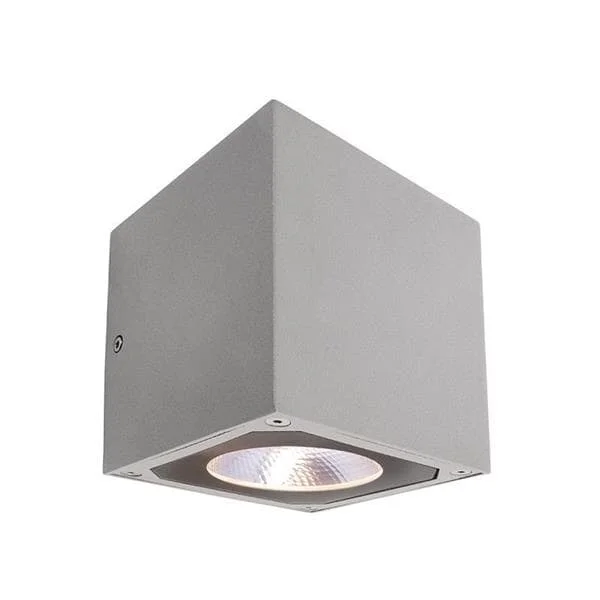 Wandaufbauleuchte, Cubodo II Single SG, 220-240V AC/50-60Hz, 7,00 W