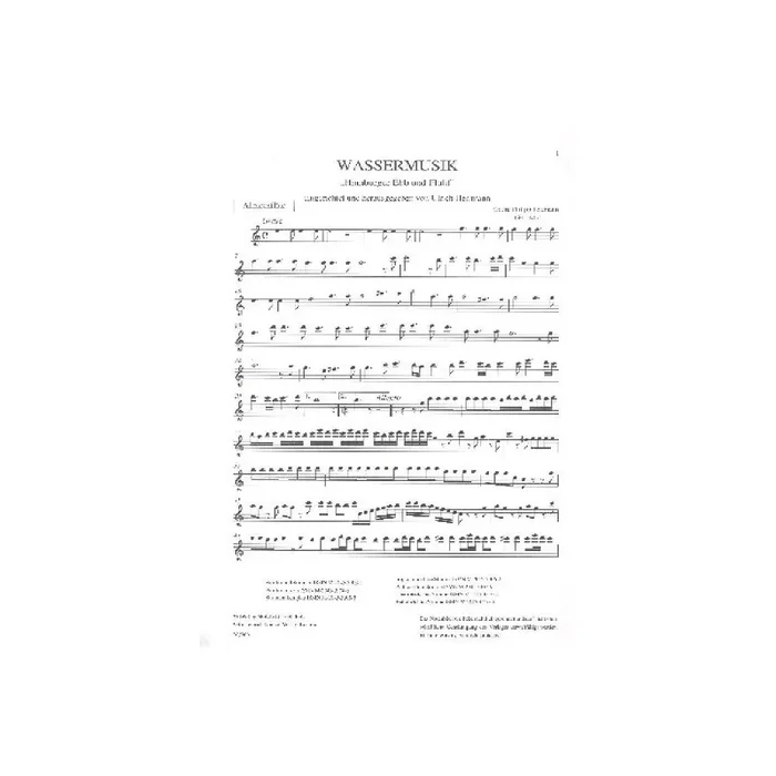 Wassermusik Hamburger Ebb und