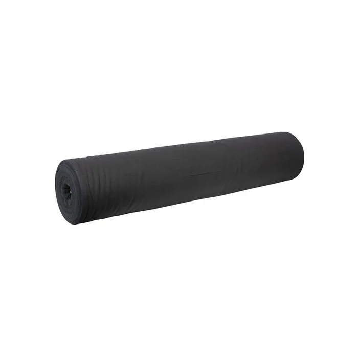 Wentex – Deko-Molton, black, roll, 100cm 60m x 100cm