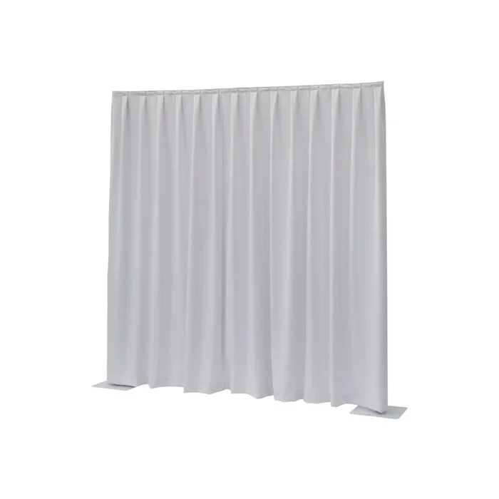 Wentex – P&D curtain – Dimout Gefaltet, 300 (B) x 300 (H) cm, 260 g/m2, weiß
