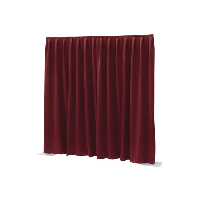 Wentex – P&D curtain – Dimout Gefaltet, 300 (B) x 400 (H) cm, 260 g/m2, rot