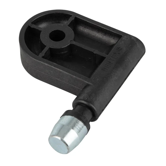 Wentex Drehzapfen-Ersatz für die Vorhang-Teleskopstütze – Schwarz