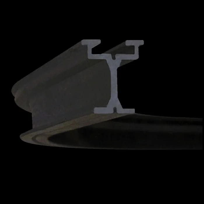 WENTEX Eurotrack – Corner 90° – Black R=500 mm