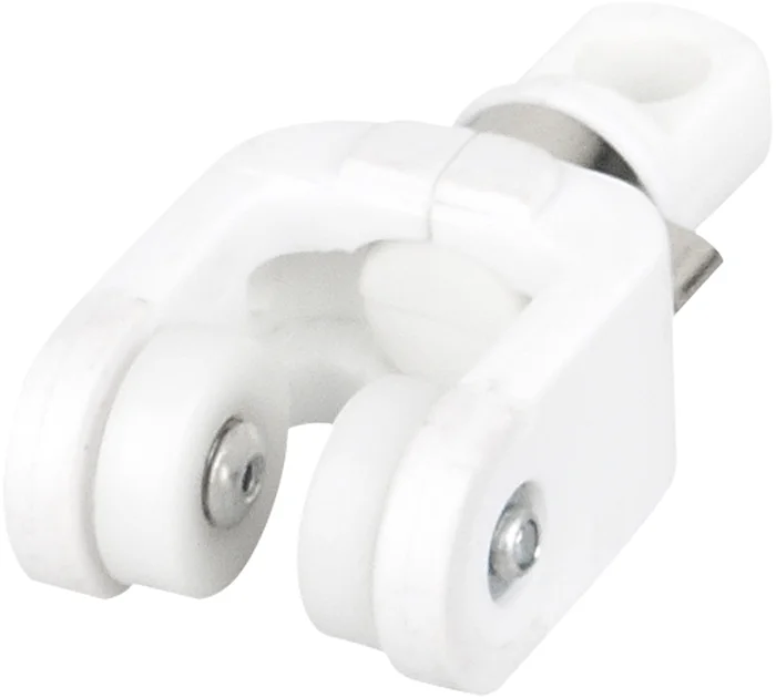 WENTEX Eurotrack – Laufrolle – 2-Rad Weiß