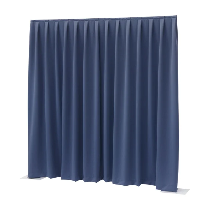 Wentex P&D Dimout 400(h)x300cm(w) Pleated, Blue