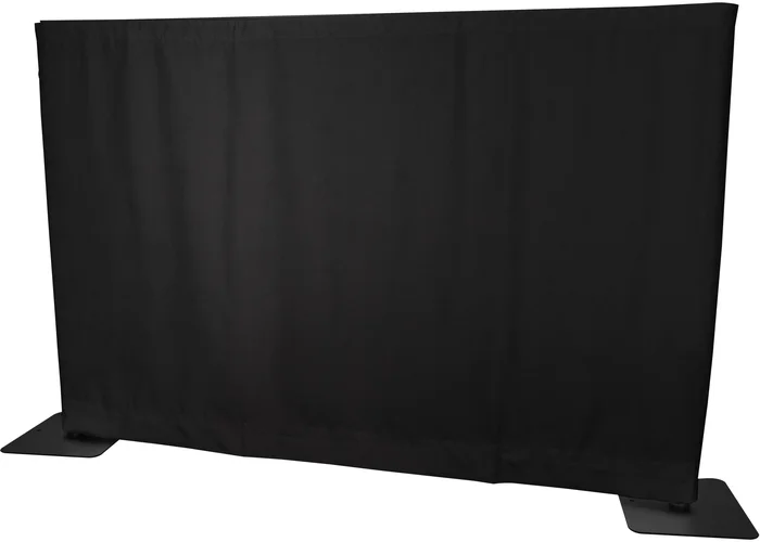 WENTEX P&D Vorhang MGS 175 g/m² Schwarz – 280 x 120 cm (B x H) – ungefalten