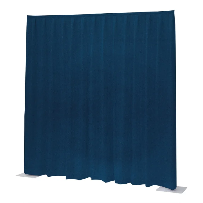 Wentex P&D Vorhang Napoli Velvet – Königsblau – 11′ x 16′ (B x H) – plissiert