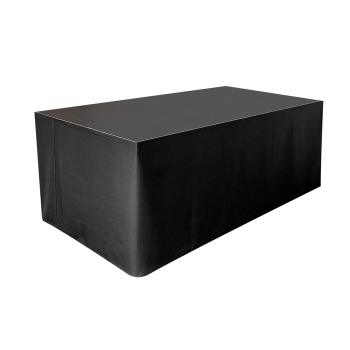 Wentex Stage Skirt Bühnenverkleidung MCS 300 g/m² – Schwarz -7,62 m x 60,96 cm (B x H) – glatt