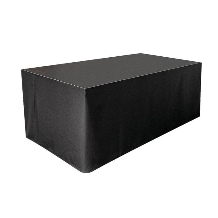 Wentex Stage Skirt Bühnenverkleidung Molton CS 300 g/m², Schwarz – 620 (W) x 100 (H) cm – glatt