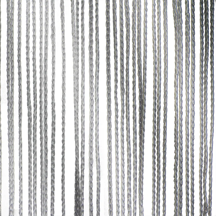 WENTEX String Curtain Grau, 220 Gramm/m² 300 x 400 cm (B x H) – ungefalten