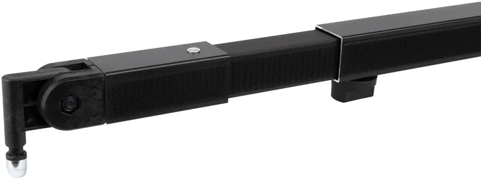 WENTEX Teleskop-Abdeckstütze 180 – 300 cm (L) – schwarz