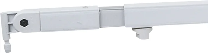 WENTEX Teleskop-Abdeckstütze 90 – 120 cm (L) – weiß