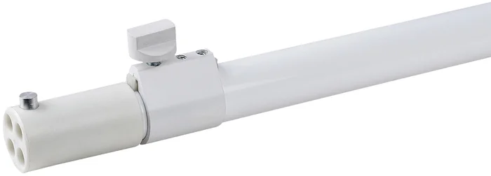 WENTEX Teleskop-Kleiderständer – 2-fach 120 – 180 cm (H) – weiß