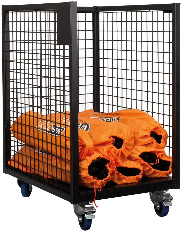 WENTEX Trolley für Hintergrundvorhänge – halbe Größe, 90 cm hoch