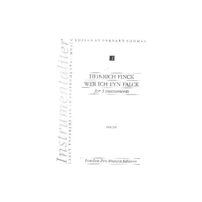 Wer ich eyn Falck for