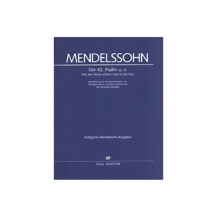 Wie der Hirsch schreit op.42 Psalm 42