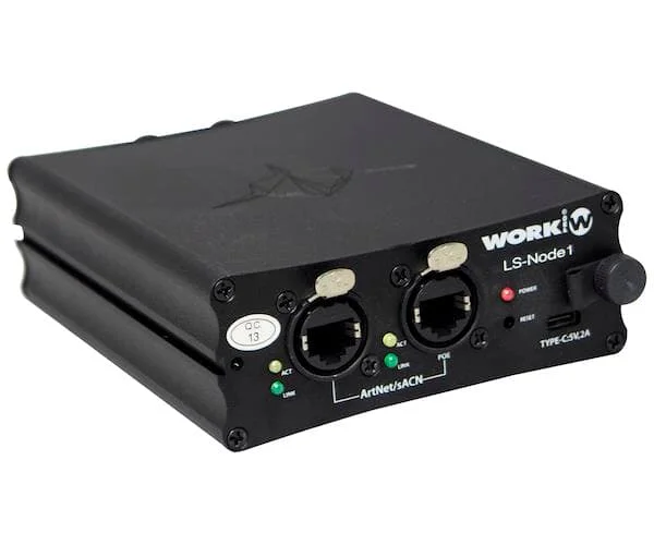 WORK LightShark LS-Node1 – ArtNet, sACN, DMX512-A (RDM) Konverter