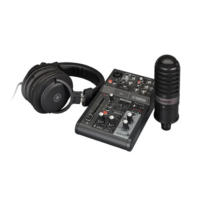 Yamaha AG03MK2B Live Streaming Pack, schwarz