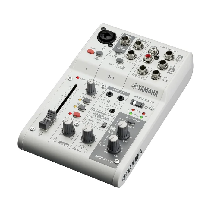 Yamaha AG03MK2W Live Streaming Mixer MK2, weiss – Bild 2