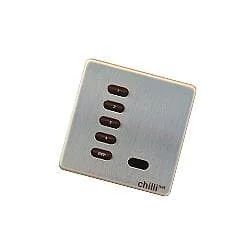 Zero88 Chilli Control Panel, 5 Tasten, Edelstahl